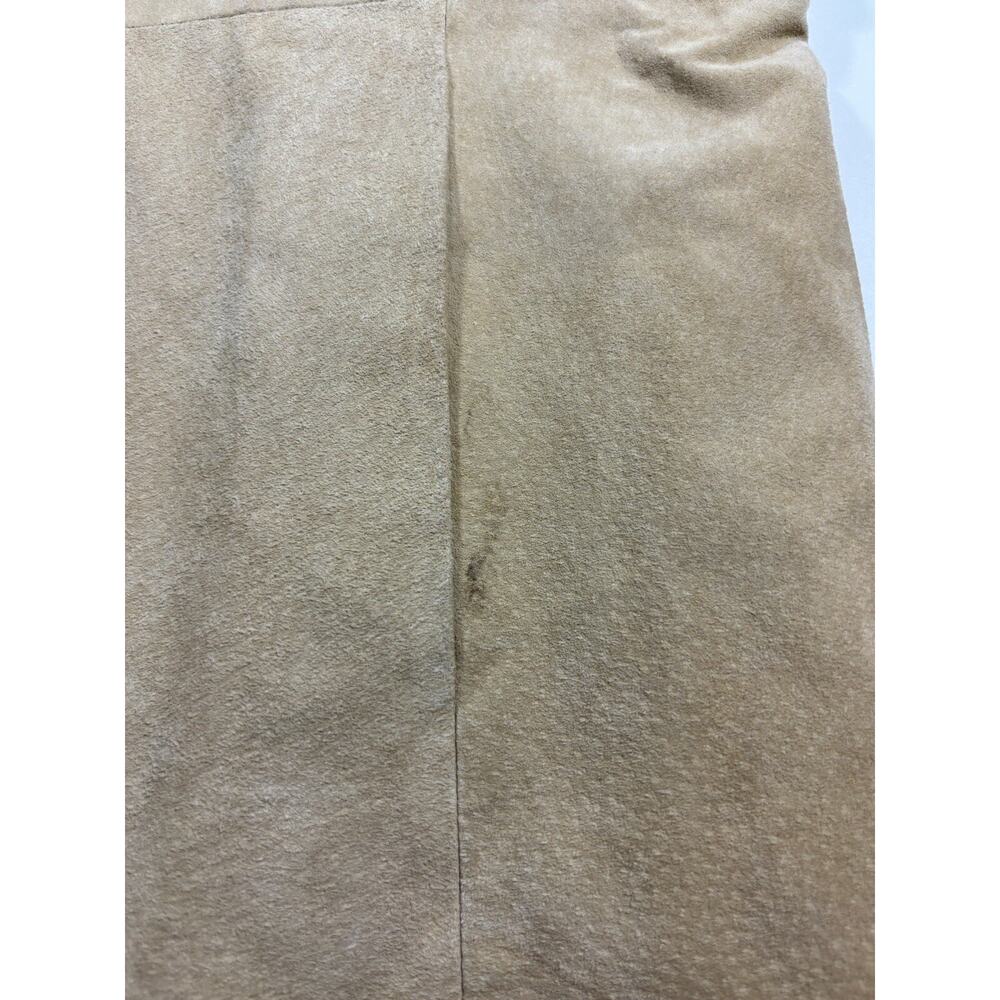 Bagatelle Suede Jacket Tan 14 Embroidered Boho Lined - Picture 7 of 16
